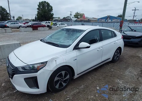2017 Hyundai Ioniq Hybrid Sel from USA, damaged, VIN KMHC75LC9HU028536